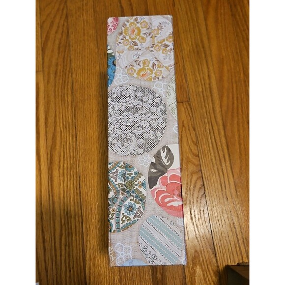 Elegant Storage Box Victorian Lace Fabric Scrapbook Theme 12.5 X 9 X 3.5” - Picture 5 of 11